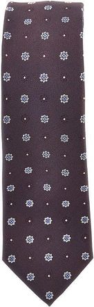 Saint Laurent Silk jacquard necktie Man L