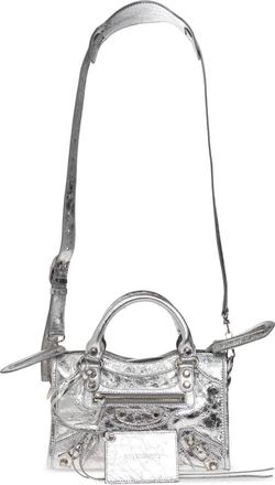 Balenciaga Le City Mini Handbag - Bags - Mujer - Gris - ONE SIZE