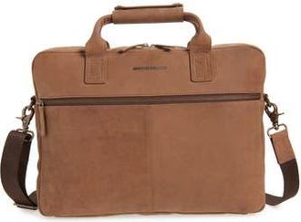 Johnston & Murphy Oil Tanned Leather Briefcase at Nordstrom Rack