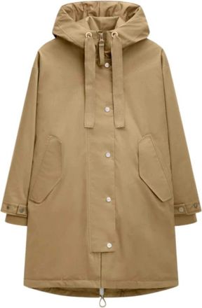 G-Lab Meta Parka - Dames - Parka Jassen - Beige - M - Katoen - Jassen