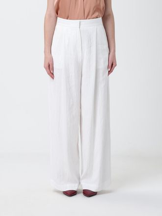 Meimeij Viscose Blend Wide-Leg Trousers with Sequins