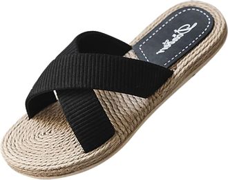 Generic Womens Summer Open Slippers, Womens Rubber Sole, Non-Slip Swimming Sandals, Breathable, Lightweight Beach Shoes, Indoor and Outdoor Casual Spring Beac