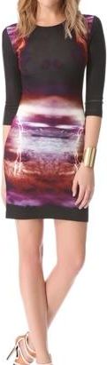 McQ by Alexander McQueen McQ by Alexander McQueen Storm Print Shift Dress Size M