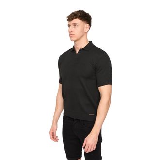 Duck and Cover Heren Morwin Poloshirt (Zwart)