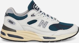 New Balance Made in UK 991v2 Sneakers Grey / Balsam / Total Eclipse