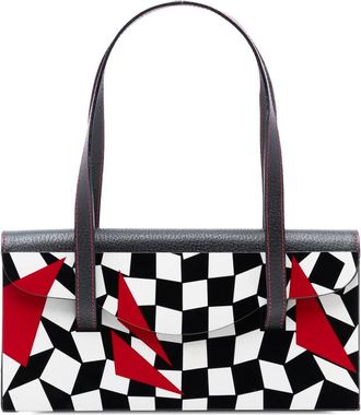 Fendi Pre-owned Fendi Pigskin Plexiglass Geometric Shoulder Bag Ladies 4AN7J2EFJOBGPN25