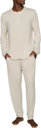 Eberjey Henry Jersey Pajamas in Moonstruck at Nordstrom, Size Xx-Large