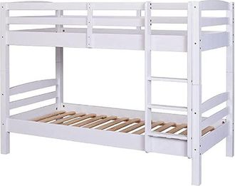 Inter Link SAS Letto Links A Castello Annika 90x200 In Massello Di Pino Divisibile