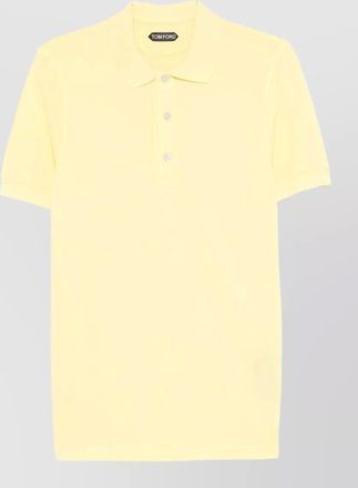 Tom Ford cotton blend polo shirt short sleeves