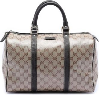 Gucci Pre-owned Weekend Bags, female, Brown, Size: ONE SIZE Pre-owned Vintage Monogram Boston Bag