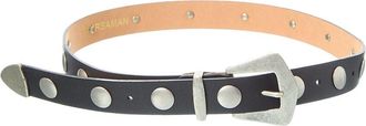 Persaman New York Dylan Studded Leather Belt