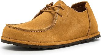 Birkenstock Utti Lace Up Womens Shoes Cork Brown : EU 42 (US Womens 11-11.5) Narrow, Suede