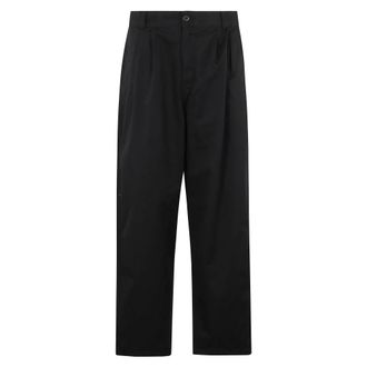Carhartt Work in Progress Carhartt Wip, Wide Trousers, male, Black, Size: XS Marv Pants