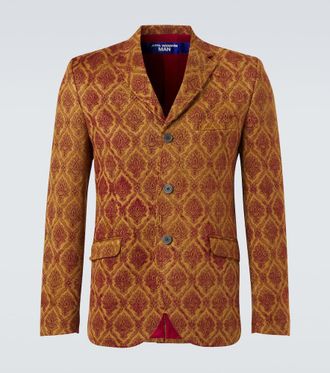 Junya Watanabe Blazer de botonadura simple floral