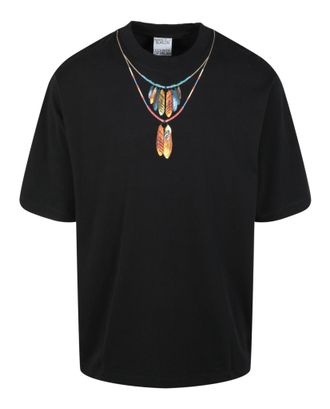 Marcelo Burlon Feathers Necklace T-Shirt