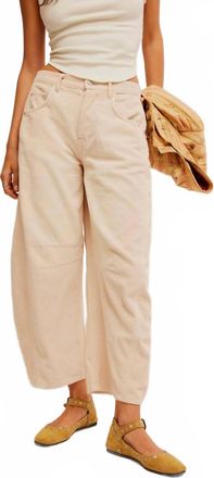 Free People Good Luck Cord Pant In Crystal Grey