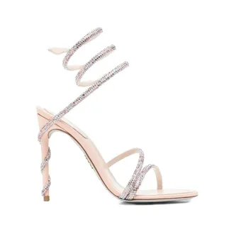 Rene Caovilla High Heel Sandals, female, Pink, Size: 7 1/2 US Cleo 105 Sandal