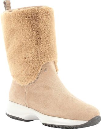 Hogan Interactive Leather Bootie