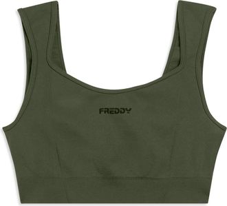 Freddy Top sportivo seamless con scollo a cuore e supporto leggero