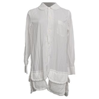 Comme Des Gar&ccedil;ons Comme Des Gar&ccedil;ons Multi-Pocket Shirt in White Polyester