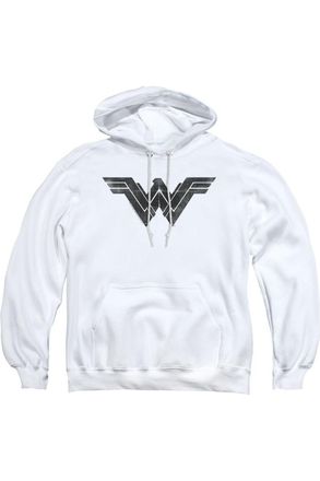 Gildan Batman V Superman Folded And Distressed Adult Pull Over Hoodie / Hooded Sweatshirt