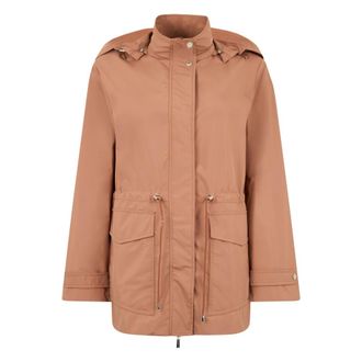 Moorer Parkas, female, Beige, Size: L Light Versatile Jacket For Mid-Seasons