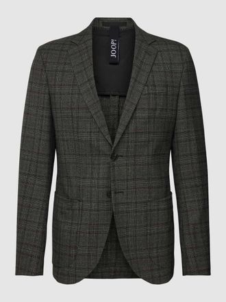 Joop 2-Knopf-Sakko mit Karomuster Modell Dash in Mittelgrau, Gr&ouml;&szlig;e 54