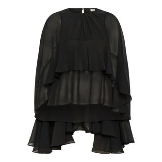 Karen by Simonsen Dames, Blouses & Shirts, Zwart, Maat: L
