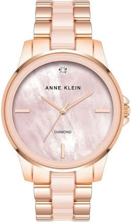 Anne Klein Classic Pink Dial Ladies Watch AK-4120BHRG