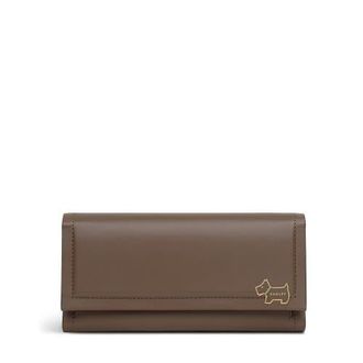 Radley London Heritage Lane Large Flapover Wallet in Coffee at Nordstrom