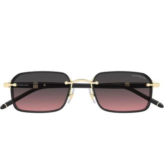 Montblanc Sunglasses Mb0483 S 003 Black/Gray Purple Men