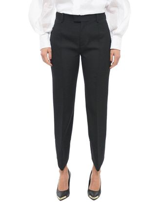 Bottega Veneta Wool Front-Pleated Pant