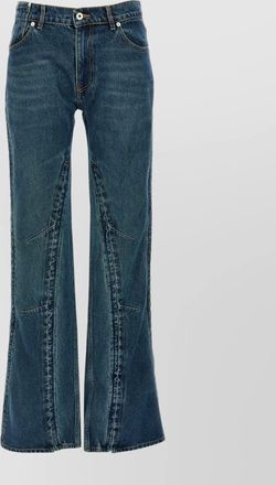 Y / Project staple hook and eye denim with pockets