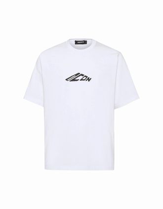 Dsquared2 Mens Icon Loose Fit T-shirt White - Size: 36