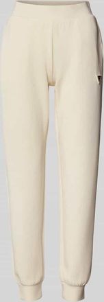 Guess Sweatpants mit Label-Detail Modell OLYMPE in Hellgelb, Gr&ouml;&szlig;e XL