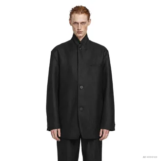 Transit Par-Such Pinstripe Wool Viscose Jacket