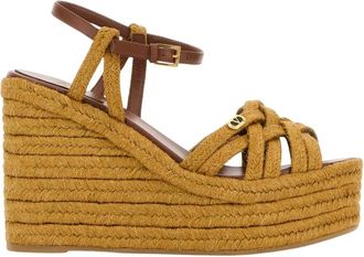Valentino Garavani VLogo 120 Wedge - female - Valentino Garavani - Wedges - Yellow - 8 UK - Shoes