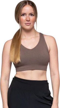 K-Swiss Peak Point Performance Solid Bra in Iron at Nordstrom, Size X-Large
