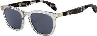 Rag & Bone RNB5021/S KB7/IR Mens Sunglasses Clear Size 50