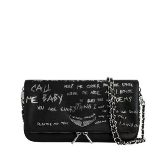Zadig&Voltaire Cross Body Bags, female, Black, Size: ONE SIZE Rock Clutch