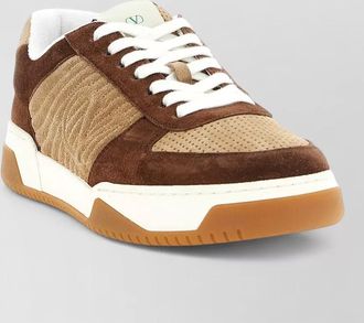 Valentino Garavani leather sparry low-top sneakers