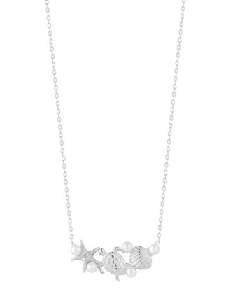 Glaze Jewelry Silver 3Mm Pearl Necklace