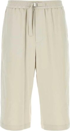 Ami Katoenen Bermuda Shorts - Heren - Korte Broeken - Beige - L - Katoen - Korte Broeken