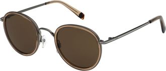 Benetton BE5104 101 Mens Sunglasses Brown Size 50