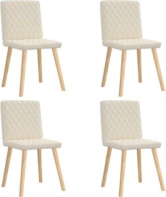 vidaXL Sillas De Comedor 4 Unidades Lino Vidaxl