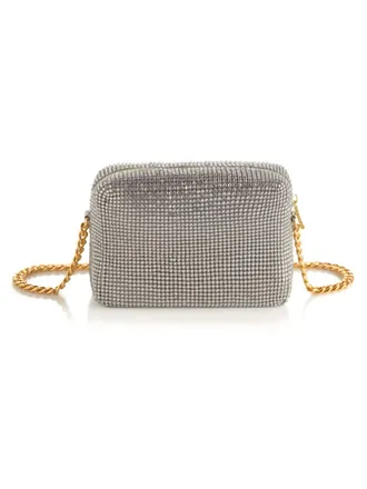 Shiraleah Womens Hedi Shoulder Bag In Silver