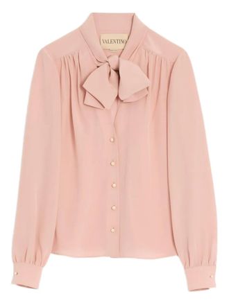 Valentino Garavani bow-detail shirt - Pink