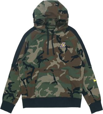 Nike Lakers Pullover Camouflage Green BQ5030-222