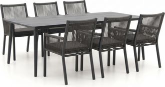 Manifesto Furniture Manifesto Rivola/Sora 220cm dining tuinset 7-delig