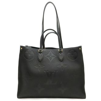 Louis Vuitton Black Noir Monogram Empreinte Shoulder Bag Tote Bag (Pre-Owned)